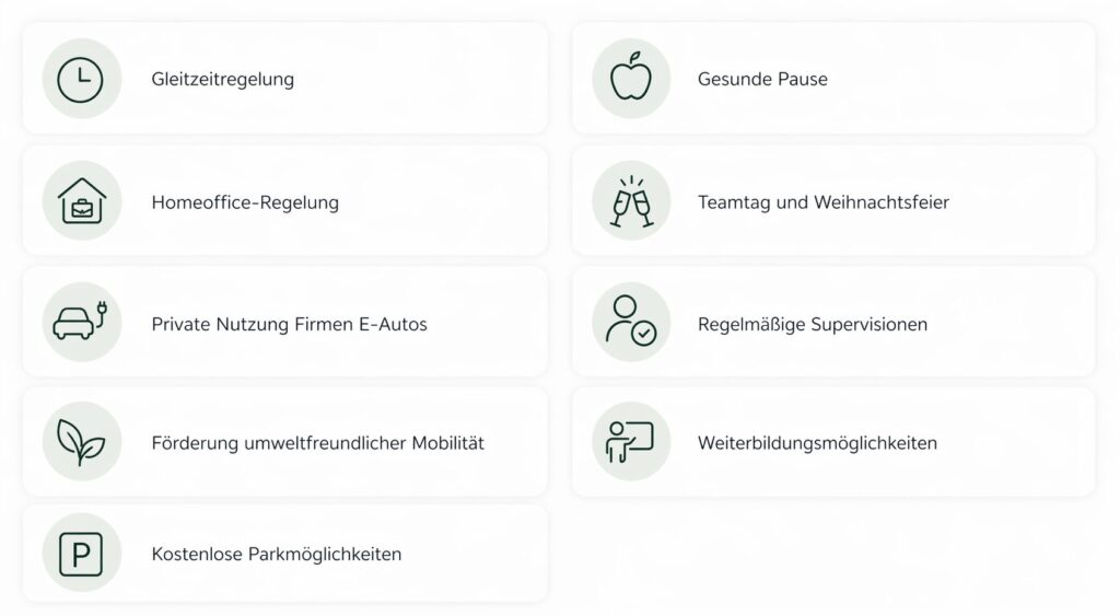 Benefits Karriereseite